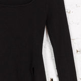 Bluza din tricot Jera neagră