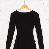 Bluza din tricot Jera neagră