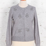 Cardigan tricotat June gri