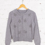 Cardigan tricotat June gri