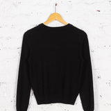Cardigan tricotat June negru