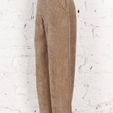 Pantaloni Betsy din reiat bej