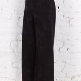 Pantaloni Betsy din reiat negru