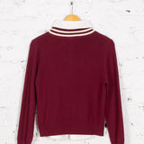 Pulover tricotat Dorren bordo