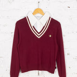 Pulover tricotat Dorren bordo
