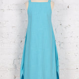 Sarafan midi Color Bloom din in bleu