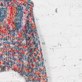 Pulover multicolor din tricot Idalis