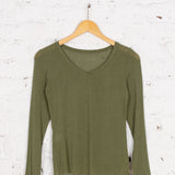 Bluză cu anchior Serena cu cașmir kaki