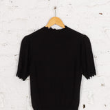 Bluză din tricot Ellen negru