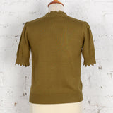 Bluză din tricot Ellen olive