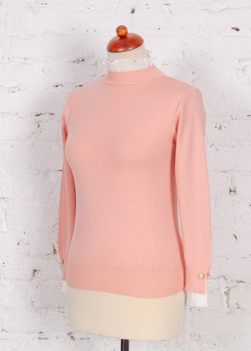 Bluză din tricot Demi roz