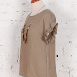 Bluză din vâscoză Aruna bej