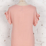 Bluză din vâscoză Aruna roz