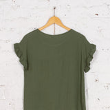 Bluză din vâscoză Aruna verde