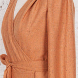 Bluză petrecută Faith din lână somon