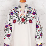 Bluză tip ie Mara cu broderie florală