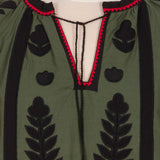 Bluză tip ie Daria verde închis