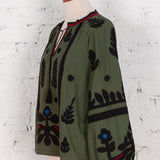 Bluză tip ie Daria verde închis