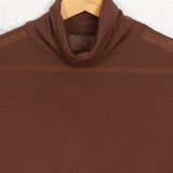 Bluză maletă cu cașmir Serena maro