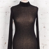 Bluză maletă cu cașmir Serena neagră