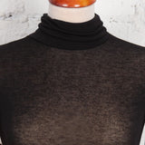 Bluză maletă cu cașmir Serena neagră