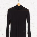 Bluză maletă cu cașmir Serena neagră