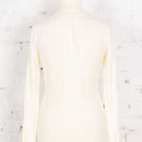 Bluză maletă din tricot Abbie ivory