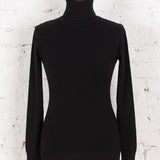 Bluză maletă din tricot Abbie neagră