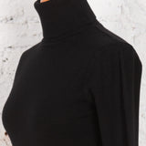 Bluză maletă din tricot Abbie neagră