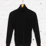 Bluză maletă din tricot Abbie neagră