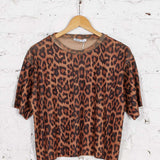 Wild Side blouse with animal print