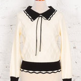 Bluză din tricot Solene ivory