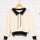 Bluză din tricot Solene ivory