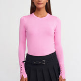 Runa pink knitted blouse 