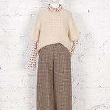 Cămașă Petra crem cu imprimeu