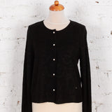 Cardigan din tricot cu model Nayra negru