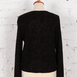 Cardigan din tricot cu model Nayra negru
