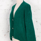 Cardigan cu lână și mohair Hanne verde