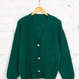 Cardigan cu lână și mohair Hanne verde