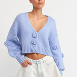 Cardigan tricotat Fay bleu