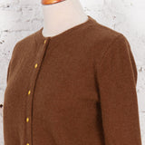 Cardigan din tricot Oriana maro