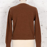 Cardigan din tricot Oriana maro