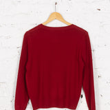 Cardigan din tricot Eno bordo