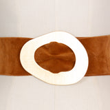 Infinity Chic camel leather belt