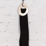 Infinity Chic black leather belt