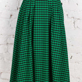 Fustă Allure din lână negru-verde