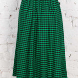 Fustă Allure din lână negru-verde