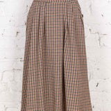 Fustă Allure din stofă de lână multicoloră