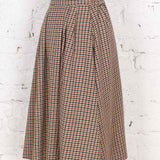 Fustă Allure din stofă de lână multicoloră