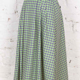 Fustă Allure din stofă de lână multicoloră